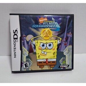 2007 NINTENDO DS THQ SPONGEBOB’S ATLANTIS SQUAREPANTS CIB TESTED WORKS